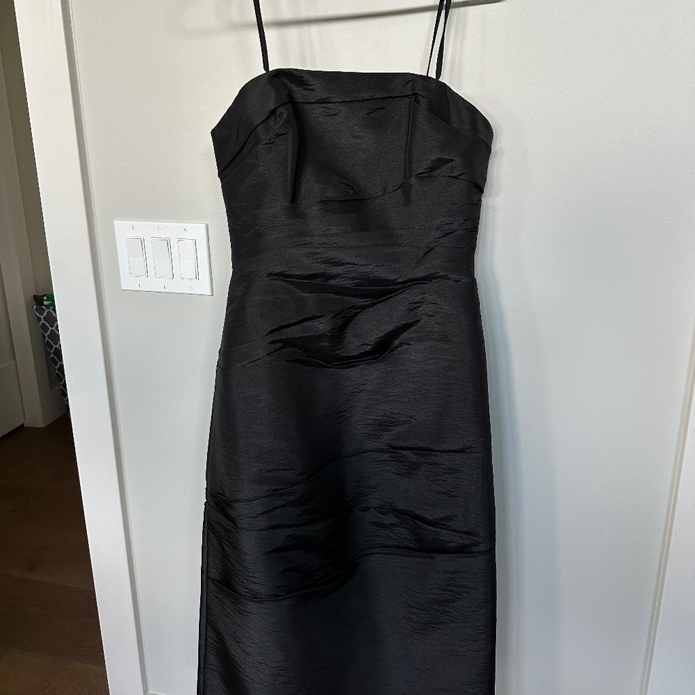 Black spaghetti strap dress